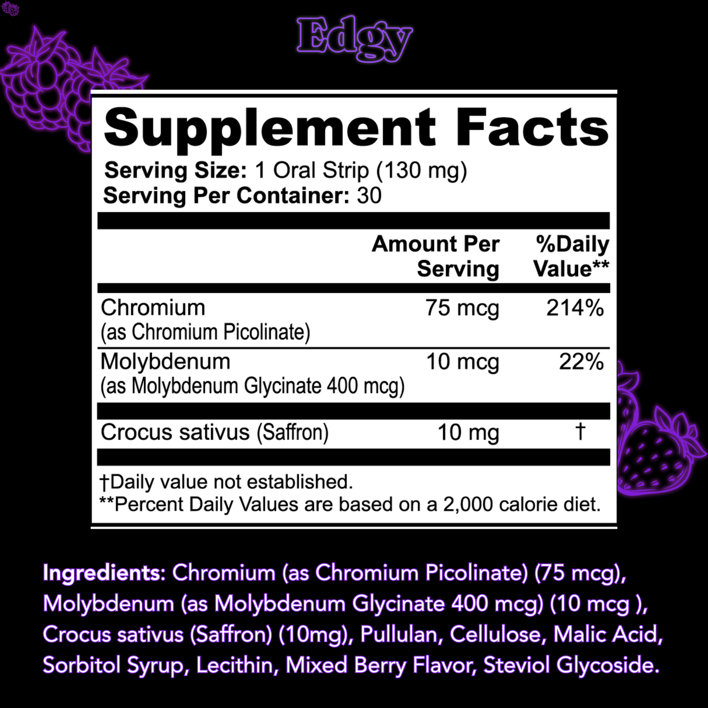 Bite Back - Oral Strips for Food Noise